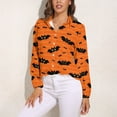 thumbnail image 3 of Cute Bat Long Sleeve Blouse Woman Streetwear Casual Shirts Summer Oversize Woman Streetwear Clothing Birthday Present, 3 of 7