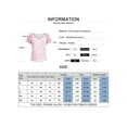 thumbnail image 2 of DYMADE Women Heart Print V-neck Short Sleeve Casual Pullover T-shirt, 2 of 2