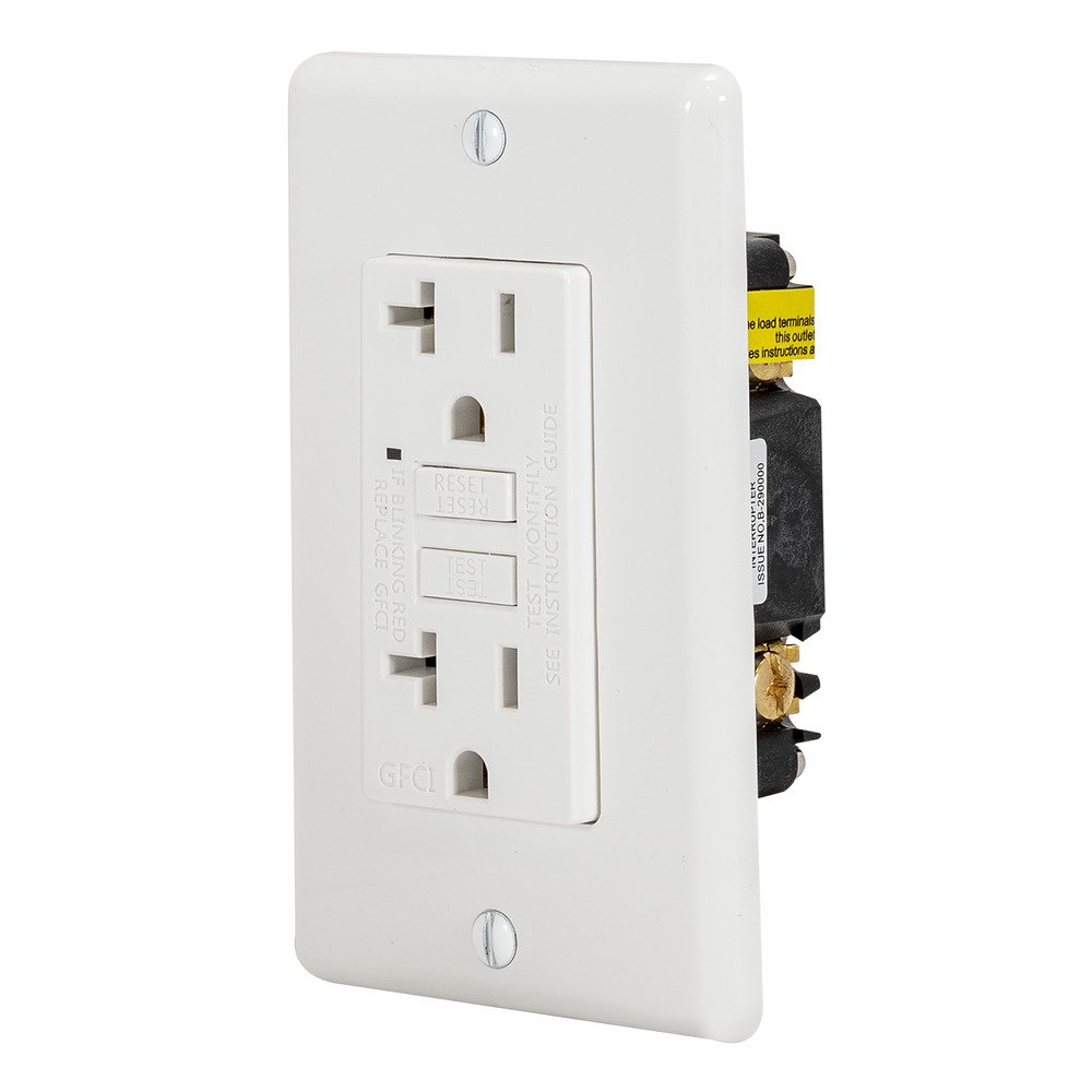 EZFLO 62177 Ground Fault Circuit Interrupter, 20 Amp, White Walmart
