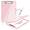 Pink-2Compartment, variant on AGCAN Clipboard with Storage Case, Heavy Duty Foldable Clip Boards 8.5x11, Clearview Dry Erase Nursing Clipboard, School Office Supplies, Black