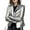 Silver Gray, variant on Faux Leather Jacket for Women, Vegan Jackets Moto Biker Motocycle Coat Silver Gray S