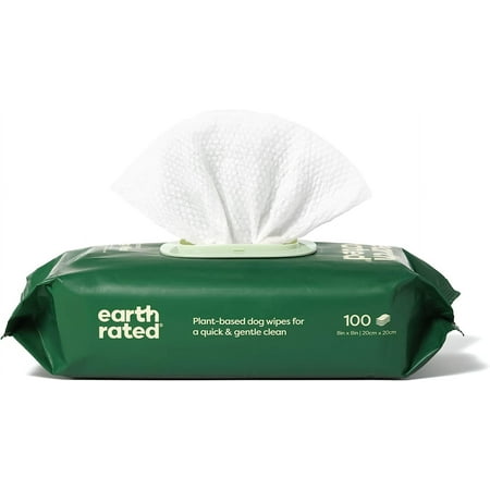 UPC 870856000574 product image for Earth Rated Unscented Dog Grooming Wipes  100 Count | upcitemdb.com