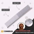 thumbnail image 2 of Dog Grooming Scissors Kit - Best Tools for Goldendoodles, Poodles & Doodles - Straight, Curved & Thinning Shears - Golden Doodle Grooming Kit - Professional Grade Steel, 4 Pc Set (Long Silver), 2 of 7