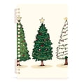 thumbnail image 7 of FORMRS 1-Subject Spiral Notebook 8" x 5" College Ruled 60 Refillable Sheet A5 Hard Cover, Hand Drawn Christmas Stars, 7 of 7