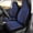 Blue Paisley Floral, variant on Chririnla Cartoon Shark Printed Car Front Seat Cover Set of 2, Universal Fit, Made of Soft Polyester, Easy to Install, Edgy Style — Fits Most Vehicles
