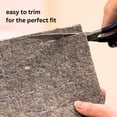 thumbnail image 4 of Koeckritz Rugs Premium RugLock .345" Indoor Non-Slip Felt & Rubber Rug Pad, 6' x 8', 4 of 7