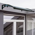 thumbnail image 6 of 40" Black & Lake Blue Aluminum Door Canopy - Heavy Duty 110lb Capacity Awning with Enhanced Drainage & UV Protection, 6 of 15