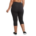 thumbnail image 2 of JMS by Hanes Women's Plus Size Stretch Jersey Capri Legging, 2 of 6