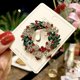 thumbnail image 1 of Broche navideño lindo anciano gota de aceite insignia accesorios personalizados dibujos animados serie navideña insignia, 1 of 6