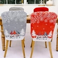 thumbnail image 2 of Zhourta Christmas Printed Chair Back Cover Decorative Set Festive Home Decor for Holiday Parties and Gatherings Perfect for Dining Room Chairs and Seasonal Celebrations, 2 of 8