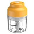 thumbnail image 2 of Naiovety Picadora de verduras Dido, picadora de ajo eléctrica USB, molinillo de cocina recargable inalámbrico Herramientas y accesorios para hornear Amarillo 250ml, 2 of 6