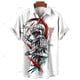 thumbnail image 2 of Nuevas camisas japonesas para hombres, camisas hawaianas, ropa de samurái fantasma en 3D, camisetas de manga corta, ropa de calle Harajuku, ropa de verano para hombre, 2 of 5