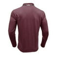 thumbnail image 5 of Siilsaa Men's Quarter Zip Up Pullover Slim Fit Lightweight Mock Neck Long Sleeve Sweaters Red,S, 5 of 5