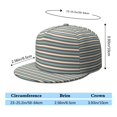 thumbnail image 5 of Custom Printed Flat Baseball Cap – Adjustable Snapback Hat with Flat Bill, Breathable and Durable, Personalized Design for Sports, Travel & Daily Wear, 5 of 6