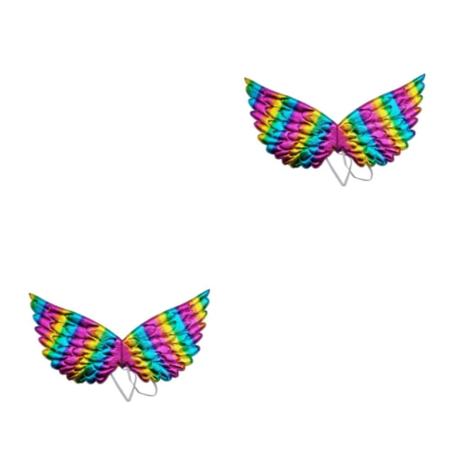 Kearding Lovely Fairy Wing Butterfly Wing Prop for Carnival Costume Vistoso 43cm 2Conjunto