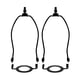 thumbnail image 2 of 2x Pantalla de lámpara Arpa Soporte de pantalla de lámpara Accesorios de soporte de lámpara Lámpara E26 desmontable Negro, 2 of 9