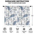 thumbnail image 2 of Blackout Kids Curtains,Paisley Pattern Childrens Insulated Curtains Set Of 2,Bedroom Essentials,Toddler Room Decor 42"x63"(106x160cm), 2 of 3