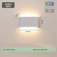 thumbnail image 2 of Aplique de Pared LED Lámpara de Pared Exterior Impermeable Lámparas de Pared para Interiores Artefactos de Iluminación de Pared Sala de Estar Dormitorio Pasillo Pasillo M, 2 of 5
