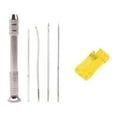 thumbnail image 2 of Punzón de costura para artesanía en cuero,Kit de herramientas de punzón para coser,cosido a mano,reparación de calzado,Puño de costura con enhebrador de hilo,bolsa,reparación de, 2 of 10