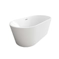 thumbnail image 5 of Elegant Kitchen & Bath BT30759GW-PCH 59 in. Bathtub, Glossy White with Chrome Trim, 5 of 8