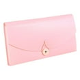 thumbnail image 2 of Portable File Folder Bag Document Organizer Document Receipt Organizer Compartments Binder Sorting Travel Business Stationery Expanding 13 Grids Case Pink, 2 of 9