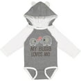 thumbnail image 3 of Inktastic My Busia Loves Me Childs Boys or Girls Long Sleeve Baby Bodysuit, 3 of 5