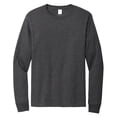 thumbnail image 5 of Hanes Essential Long Sleeve T-Shirt, Men's Crewneck Classic Fit Tee, Charcoal Heather, L, 5 of 6