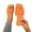 Orange, variant on Kayannuo Summer Slippers for Women Clearance Indoor Outdoor Women's Rectang Toe Casual Flat Sandals Solid Color Open Toe Non Slip Shoes Outdoor Versatile Slippers