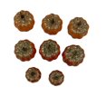 thumbnail image 2 of Way to Celebrate Orange with Gold Mini Pumpkins Mesh Bag, 2 of 6