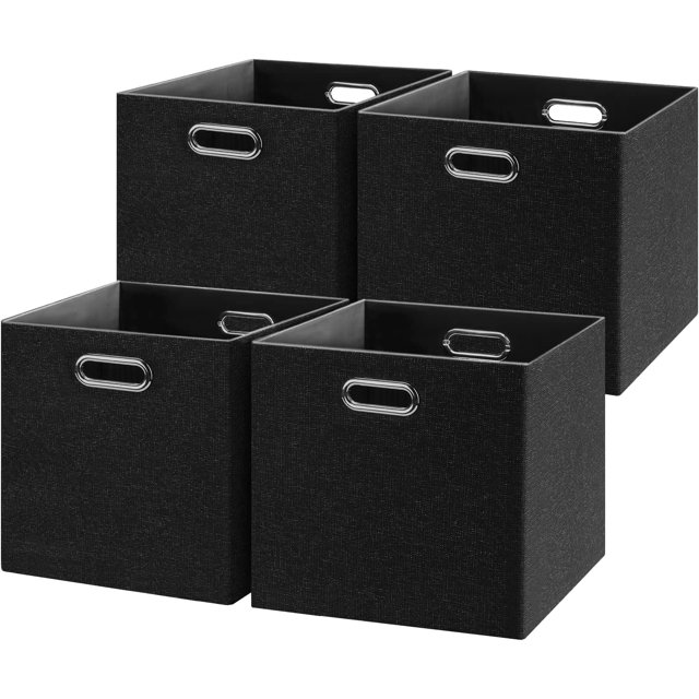 3X Thicker Cube Storage Bins Collapsible Storage Cubes Triple Thicker