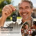 thumbnail image 6 of Stocking Stuffers for Men, Drive Safe Keychain, Christmas Gifts for Men Keychain, Father's Day Gifts for Husband from Wife, Birthday Anniversary Retirement Valentines Day Presents for Him Husband, 6 of 7