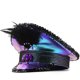 thumbnail image 1 of Gorra de béisbol de poliéster para festivales con diseño de lentejuelas y corona de strass, 1 of 3