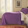 thumbnail image 3 of BrylaneHome Oversized Extra Wide Cotton Chenille Bedspread with Fringed Hems, 3 of 6