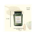 thumbnail image 5 of Velas Aromáticas Decorativas Premium, Eucalipto y Tomillo, Vela Grande 450g 16oz, Velas de Aromaterapia, Perfume de Larga Duración 90 hrs, Frescura Herbal y Aromas Intensos, 5 of 5