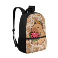 thumbnail image 2 of Jeiento Cute Capybara Backpack for Girls Boys 8-10 10-12 School Bag Elementary School Bookbag Back Pack Purse Kindergarten Book Bags Rucksack Kids Bagpack Daypack, 2 of 6