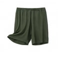 thumbnail image 5 of MGDXOX Girls Solid Color Loose Casual Shorts Elastic Waist Lightweight Breathable Shorts for Daily Outings School Playtime and Summer Wear Green 14 Years, 5 of 7
