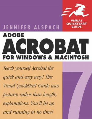 Pre-Owned Adobe Acrobat 7 for Windows and Macintosh : Visual QuickStart ...