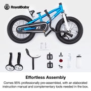 Royalbaby Freestyle 12 Kids Bicycle for Boys Girls, Ages 3-4 Years, Blue