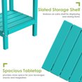 thumbnail image 6 of FURRYFECTION Adirondack Side Table set of 2,2-Shelf HDPE Weather Resistant End Table(set of 2), 6 of 9