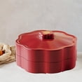 thumbnail image 1 of Bandeja para servir BLESIY 2 niveles con tapa, 1 of 8