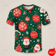 thumbnail image 1 of Camiseta con estampado de Feliz Navidad en 3D para hombre, camisetas informales de manga corta, camisetas gráficas de Navidad Unisex, ropa para hombre, Tops, nueva moda, 1 of 5