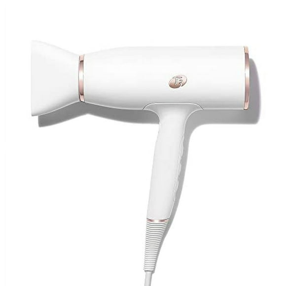 T3 AireLuxe Digital Ionic Professional Blow Hair Dryer, Fast Drying, Lightweight and Ergonomic, Volume Boosting, Frizz Smoothing, Multiple Heat and Speed Combinations, White & Rose Gol