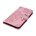 thumbnail image 3 of CCSmaller for Samsung Galaxy S24 Ultra Wallet Case (Not S24) for Women, Glitter Bling Diamond PU Leather Flip Folio Cover with Card Slot & Wrist Strap Phone Case for Samsung S24 Ultra Owl Rose Gold, 3 of 7