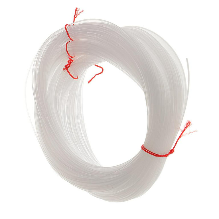 2 Roll Clear Nylon Fishing Wire Non Stretch Beading Cord Invisible  0.3mm-0.5mm