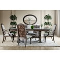 thumbnail image 3 of Furniture of America Ethelyn Rustic Style Dining Table with Leaf, Rustic Natural Tone, 3 of 8