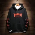 thumbnail image 4 of Sudadera con capucha para hombre, sudadera con capucha gráfica de manga negra, color blanco roto, oferta de bienvenida de anime, sudadera S, novedad de invierno y ropa masculina, 4 of 4