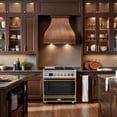 thumbnail image 2 of Akicon 36 Inch Freestanding Gas Range with 6 Sealed Burners Cooktop, 5.2 Cu.Ft. Natural Gas/LP Convertible-MBGBGGA1, 2 of 3