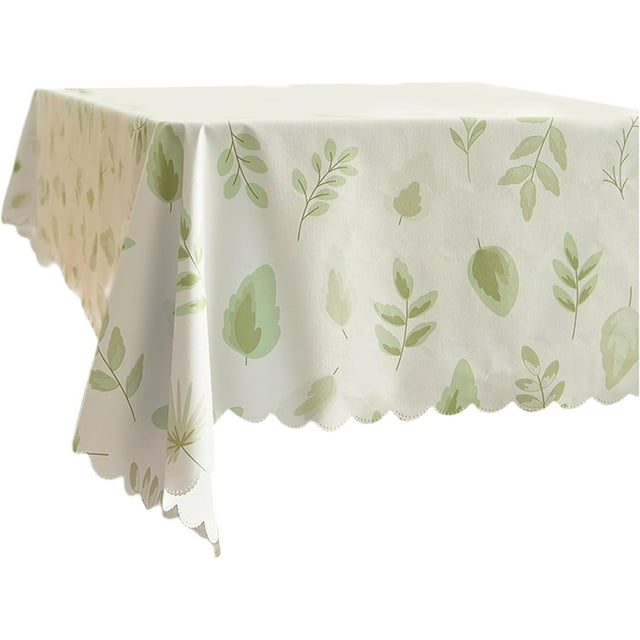 Wdhugt Vintage Floral Pvc Tablecloth Waterproof Oilproof Plastic Table Cover For Kitchen Dining Desk Coffee Table Lace Pattern Easy Clean Size D D