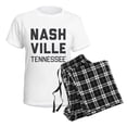 thumbnail image 4 of CafePress - Nashville Tennessee Women's Light Pajamas - Women's Short Sleeve Print T-Shirt and Pants Light Cotton Pajama Set, 4 of 7