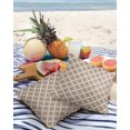 thumbnail image 3 of Outdoor Pillow Covers Pack of 2, Beige Morocco Geometric Pattern Waterproof Throw Pillowcase Cushion Cases, Vintage Abstract Art Decorative Pillow Cover for Couch Sofa Home Bed Patio, 3 of 6